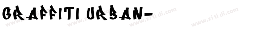 Graffiti Urban字体转换